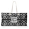 Custom Design - Large Rope Tote Bag - Front View