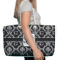 Custom Design - Large Rope Tote Bag - In Context View