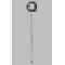 Custom Design - Clear Plastic 7" Stir Stick - Round - Single Stick