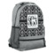 Custom Design - Large Backpack - Gray - Angled View