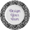 Custom Design - Ceramic Plate w/Rim