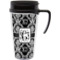 Custom Design - Travel Mug with Black Handle - Front