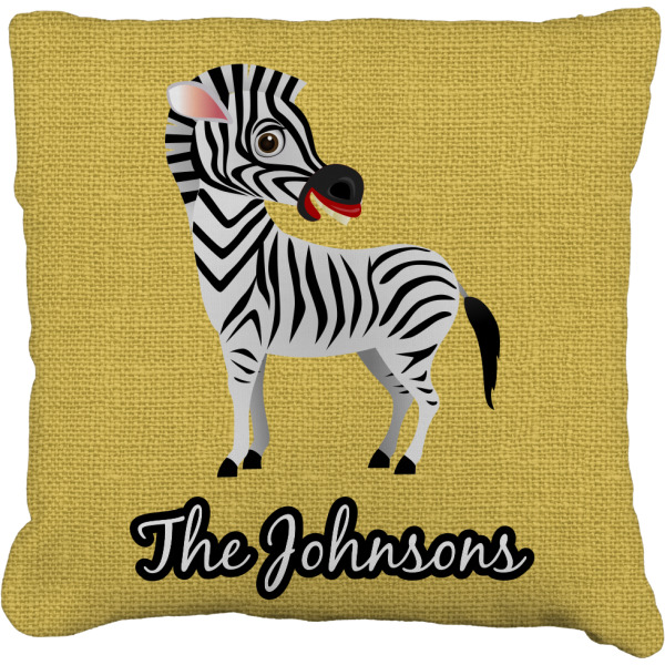 Custom Design Your Own Faux-Linen Throw Pillow