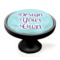 Custom Design - Black Custom Cabinet Knob (Side)