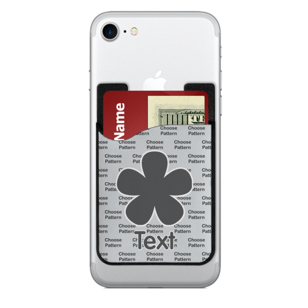 Custom Design Your Own 2-in-1 Cell Phone Credit Card Holder & Screen Cleaner