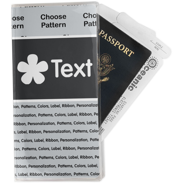 Custom Design Your Own Travel Document Holder