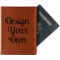 Custom Design - Cognac Leather Passport Holder With Passport - Main