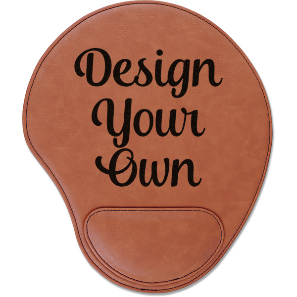 Custom Design Your Own Leatherette Mouse Pad with Wrist Support