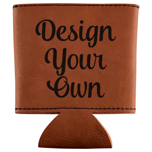 Custom Design Your Own Leatherette Can Sleeve