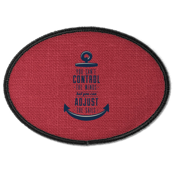 Custom Design Your Own Iron On Oval Patch