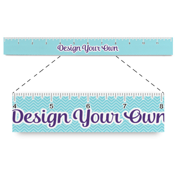 Custom Design Your Own Plastic Ruler - 12"