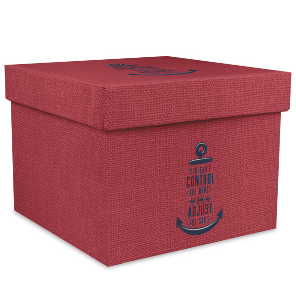 Custom Design Your Own Gift Box with Lid - Canvas Wrapped - XX-Large