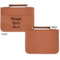 Custom Design - Cognac Leatherette Bible Covers - Small Single Sided Approval