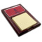 Custom Design - Red Mahogany Sticky Note Holder - Angle