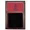 Custom Design - Red Mahogany Sticky Note Holder - Flat