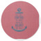 Custom Design - Round Coaster Rubber Back - Single