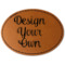 Custom Design - Leatherette Patches - Oval