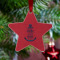 Custom Design - Metal Star Ornament - Lifestyle