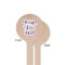 Custom Design - Wooden 6" Stir Stick - Round - Single Sided - Front & Back