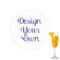 Custom Design - Drink Topper - Small - Single with Drink