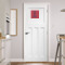 Custom Design - Square Wall Decal on Door