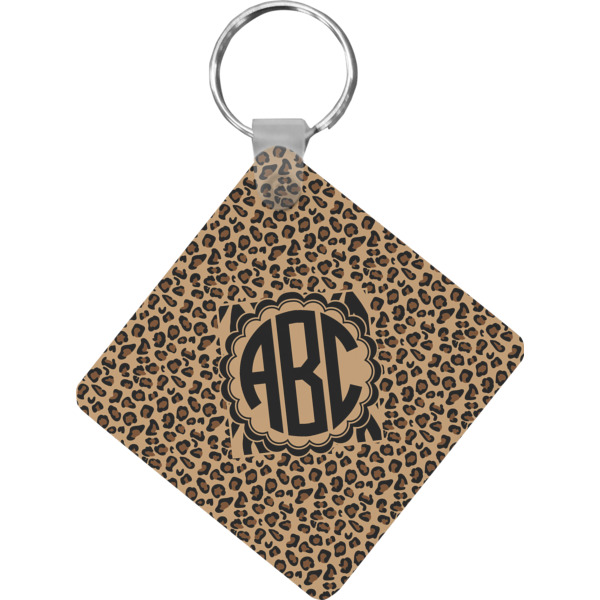 Custom Design Your Own Diamond Plastic Keychain