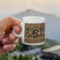 Custom Design - Single Shot Espresso Cup - Lifestyle in Hand