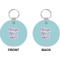 Custom Design - Circle Keychain (Front + Back)