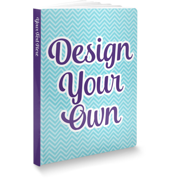 Custom Design Your Own Softbound Notebook - 7.25" x 10"