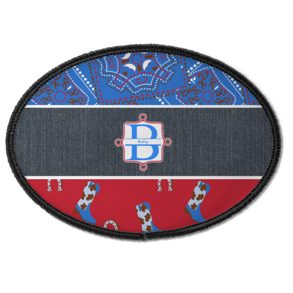 Custom Design Your Own Iron On Oval Patch