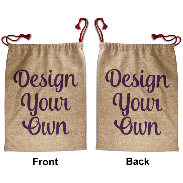 Custom Design Your Own Santa Sack - Double-Sided