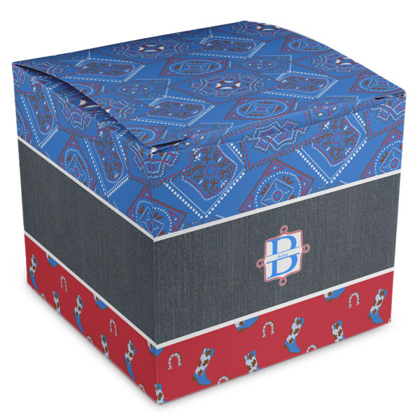 Custom Design Your Own Cube Favor Box