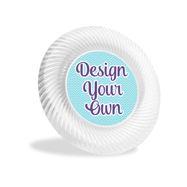 Custom Design Your Own Plastic Party Appetizer & Dessert Plates - 6"