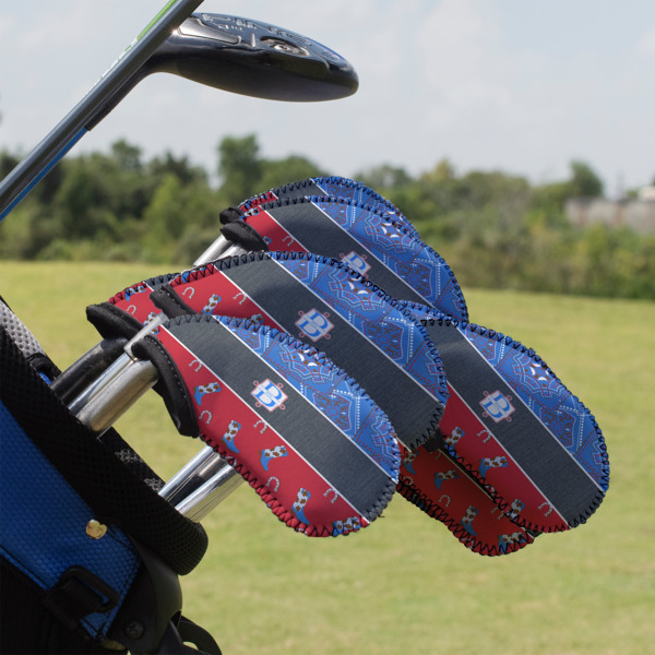 Custom Design Your Own Golf Club Iron Cover - Set of 9