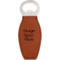 Custom Design - Leather Bar Bottle Opener - FRONT