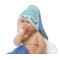 Custom Design - Baby Hooded Towel on Child