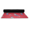 Custom Design - Yoga Mat Rolled up Black Rubber Backing