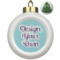 Custom Design - Ceramic Christmas Ornament - Xmas Tree (Front View)