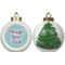 Custom Design - Ceramic Christmas Ornament - X-Mas Tree (APPROVAL)