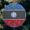 Custom Design - Frosted Glass Ornament - Round (Lifestyle)