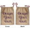 Custom Design - Santa Bag - Front and Back