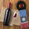 Custom Design - Wine Tote Bag - On Table