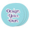 Custom Design - Round Fridge Magnet - THREE