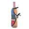 Custom Design - Wine Bottle Apron - DETAIL WITH CLIP ON NECK