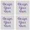 Custom Design - Set of 4 Stone Coasters - See All 4 View