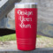 Custom Design - Red Polar Camel Tumbler - 20oz - Main