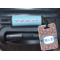 Custom Design - Luggage Wrap & Plastic Rectangular Tag - In Context