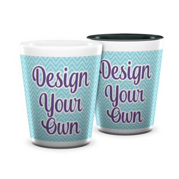 Custom Design Your Own Ceramic Shot Glass - 1.5 oz