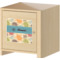 Custom Design - Square Wall Decal on Wooden Cabinet