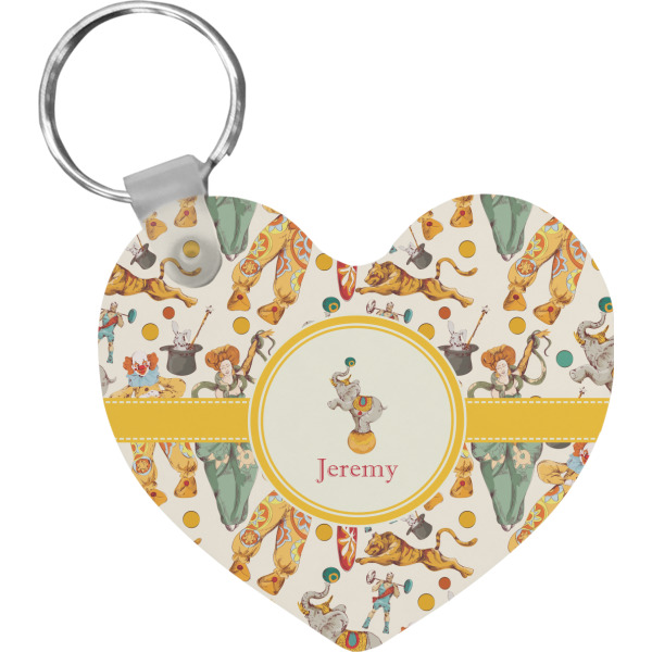 Custom Design Your Own Heart Plastic Keychain